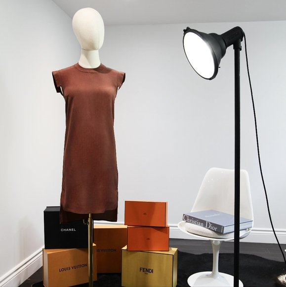 All Saints Dresses & Skirts - All Saints silk brown mini dress